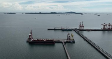 Tayland, Asya 'dan nakliye. Hava görünümü.