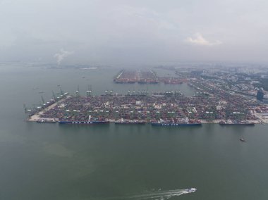 Singapur, Merkez Bölgesi - Singapur, 6 Temmuz 2024: Pasir Panjang terminal terminali.