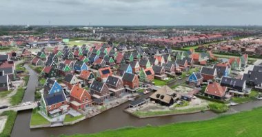 Kreekrijk, yeni inşa projesi yerleşim alanı. Hollanda 'da..