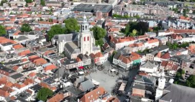 Bergen op Zoom, şehir merkezi, şehir manzarası.