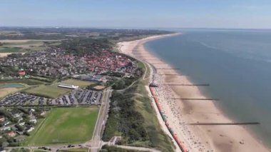 Zeeland, Hollanda 'da Zoutelande' de tatil.