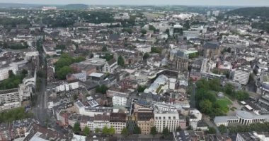 Aachen, Almanya 'da şehir genel görünümü.