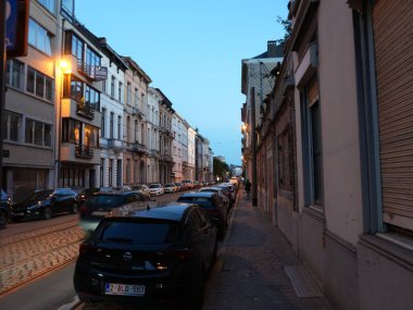Antwerp, Antwerp, Belçika, 29 Eylül 2024: Fotoğraflar Belçika 'nın Antwerp şehrinin sokaklarında çekildi. Şehir manzarası.