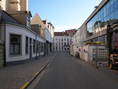 Antwerp, Antwerp province, Belgium, September 29th, 2024: Pictures taken in the streets of Downtown Antwerp, Belgium. Urban city views. clipart