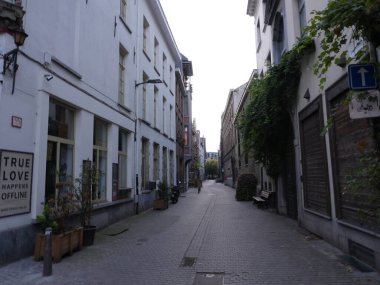 Antwerp, Antwerp, Belçika, 29 Eylül 2024: Fotoğraflar Belçika 'nın Antwerp şehrinin sokaklarında çekildi. Şehir manzarası.