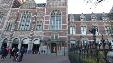 Amsterdam, Kuzey Hollanda, Hollanda, 2 Kasım 2024: Rijksmuseum, Hollanda Sanat Müzesi.