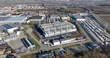 Raunheim, Almanya 'da yeni inşa edilen Veri Merkezi