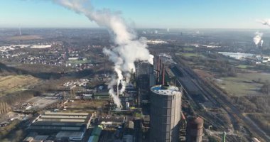 Bremens 'in Bottrop Prosper kokain fabrikasındaki hava görüntüsü..