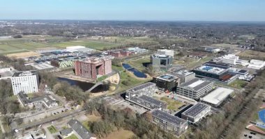 Wageningen Üniversitesi, Hollanda. Hava görünümleri.