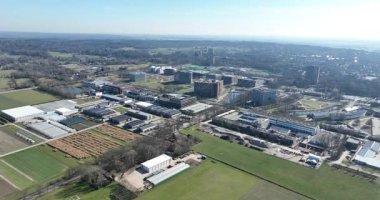 Wageningen Üniversitesi, Hollanda. Hava görünümleri.