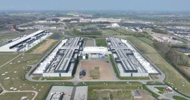 omputing center, data center, IT altyapısı, Odense, Danimarka hava klibi