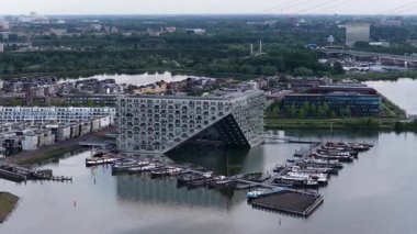 Ijburg 'un, Amsterdam' ın, Kuzey Hollanda 'nın, Hollanda' nın,.