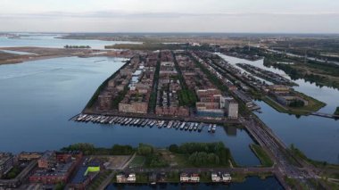 Ijburg 'un, Amsterdam' ın, Kuzey Hollanda 'nın, Hollanda' nın,.