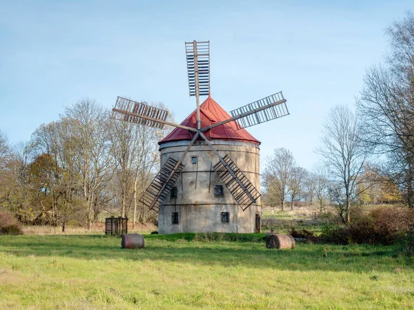 Wind Mill Svetlik Technical Museum House Historical Windmill Holland Style — Stock Photo, Image