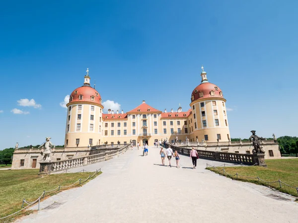 Moritzburg Juni 2023 Barocke Moritzburg Bei Dresden Das Ehemalige Jagdschloss — Stockfoto
