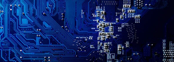 Tecnología Electrónica Hardware Computadora Placa Circuito Por Otro Lado Placa — Foto de Stock