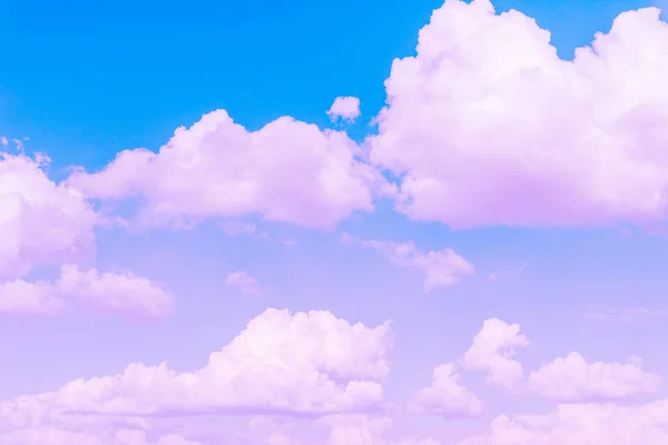Fialová Růžová Obloha Mraky Abstraktním Barevným Pozadím Toned — Stock fotografie