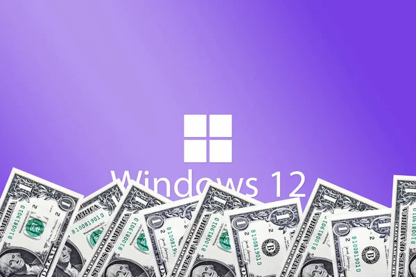 Das Betriebssystem Ist Kostenaufwändig Windows Neues Update Für Microsofts Computerbetriebssystem — Stockfoto
