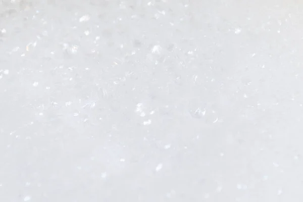 Bolle Sapone Sfondo Astratto Bianco Schiuma Saponata Texture Shampoo Schiuma — Foto Stock