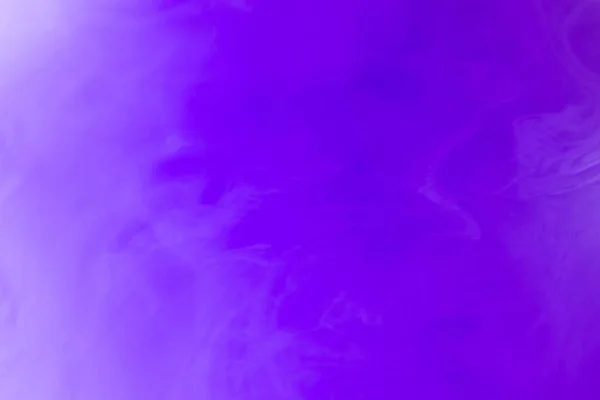 Air Tinta Kabut Bergerak Cat Tetesan Air Neon Ungu Biru — Stok Foto