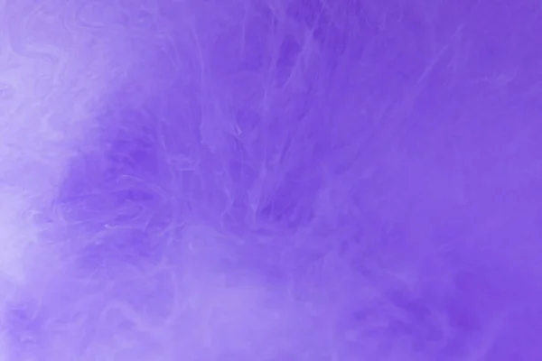 Tintenwassernebelbewegung Malen Sie Wassertropfen Neon Lila Blauen Rauch Bewegt Sich — Stockfoto