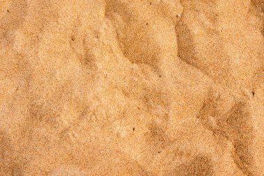 Kum dokusu. Kuvars kumsalı. Arka plan için tabii. Kum plajı..