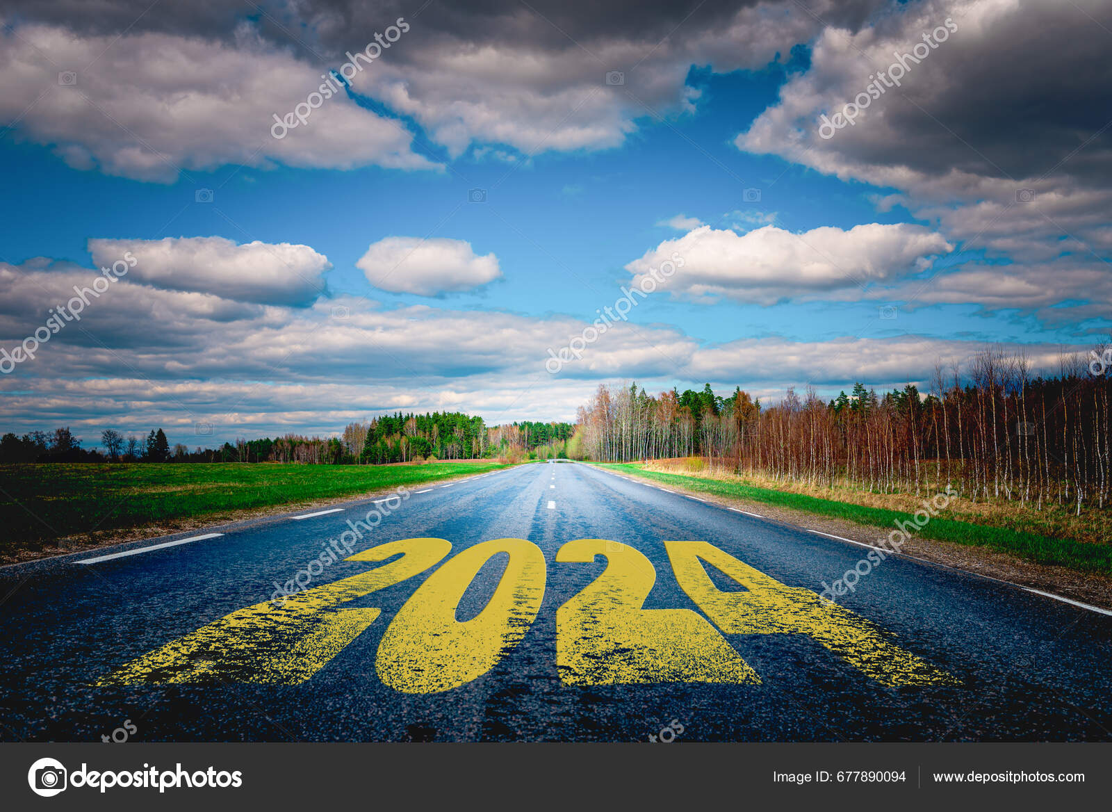 Het Begin Van Het Nieuwe Jaar 2024 Startplan Voor 2024 ⬇ Stockfoto