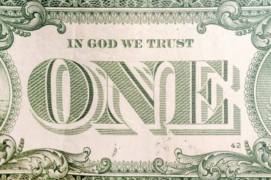 Bir dolarlık makro çekimin bir parçası..