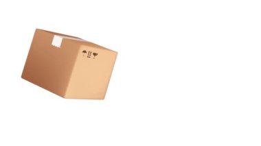 3D Dönüş Kutusu Şeffaf Arkaplan ile güzel animasyon simgesi