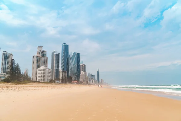 Schöner Panoramablick Auf Die Skyline Der Goldküste Und Surfers Paradise — Stockfoto