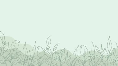 İnce Renklerle Büyüleyici Çiçek Yaprağı Arkaplanı