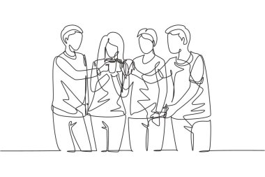 Continuous one line drawing