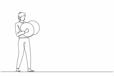 Çan çalan kadın müzisyenleri çeken tek sıra. Perküsyon müzik enstrümanıyla klasik müzik çalan bir kadın. Sahnede performans sergiliyor. Bir çizgi grafik tasarım vektörü