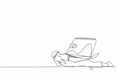 Tek sıra halinde, ağır cüzdan yükü altında Arap iş adamlarını çekiyor. Yorgun ve çalışkan bir ofis çalışanı. Finansal ve ekonomik kriz. Dinamik bir çizgi çizer grafik tasarım vektörü çizer