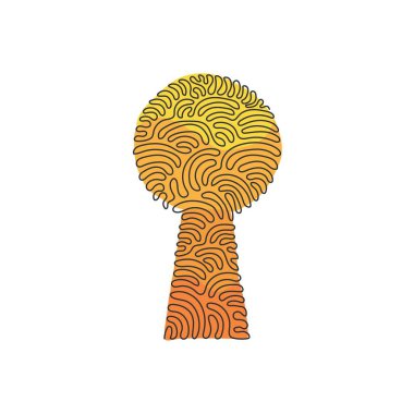 Tek satır ana hatları çizer düz simge izole edilir. Sembol, mobil konsept için logo çizimi, web tasarımı ve oyunlar. Kıvrımlı kıvrımlı. Modern sürekli çizgi çizim grafik vektörü