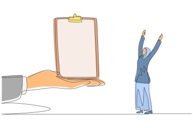 Arap iş kadınını çizen tek satır dev elden panoyu alacağı için heyecanlıydı. Tesadüfe bak. Düz çizgi çalışması. Rapor çabuk tamamlandı. Devamlı çizgi tasarımı grafik çizimi