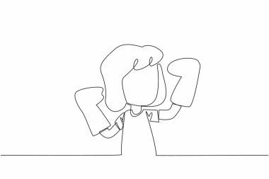 Tek sıra çizen kızlar iki eline de farklı çoraplar giyer. Genetik bozukluklar tipik fiziksel büyümeyi etkiler. Engelli. Dünya Down Sendromu Günü. Devamlı çizgi tasarımı grafik çizimi