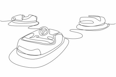 Tek sıra halinde, hasarlı ve bakımsız çarpışan arabalar çiziyor. Berbat bir yer. - Mümkün değil. Uluslararası Çernobil Anma Günü. Devamlı çizgi tasarımı grafik çizimi