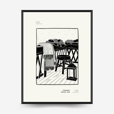 Merry Christmas and Happy New Year backgrounds, greeting cards, posters, holiday covers. Xmas festive templates