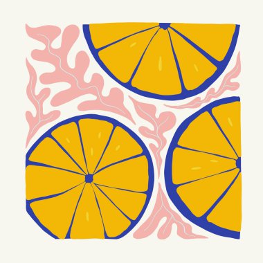 Abstract art posters template. Modern trendy Matisse minimal style. Pink, blue, yellow colors. Hand drawn design for wallpaper, wall decor, print, postcard, cover, template, banner. 