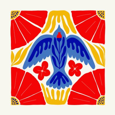 Abstract art posters template. Modern trendy Matisse minimal style. Pink, blue, yellow colors. Hand drawn design for wallpaper, wall decor, print, postcard, cover, template, banner. 