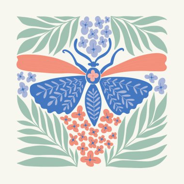 Abstract art posters template. Modern trendy Matisse minimal style. Pink, blue, yellow colors. Hand drawn design for wallpaper, wall decor, print, postcard, cover, template, banner. 