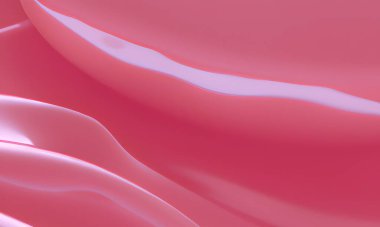Pink Liquid Background. Abstract plastic for social media