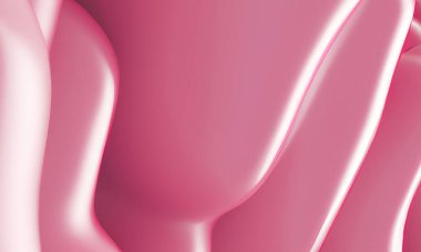 Pink Liquid Background. Abstract plastic for social media