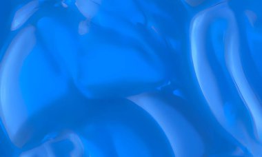 Ocean Blue Liquid Background. Abstract plastic for social media