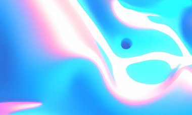 Ocean Blue Liquid Background. Abstract plastic for social media