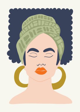 Çiçek soyut elementler. Botanik kompozisyonu. Modern trend Matisse minimal tarzı. Çiçek posteri, kızlar, moda daveti. Tebrik kartı veya davet tasarımı için vektör düzenlemeleri