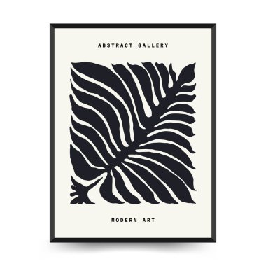 Modern Sanat Posteri. Matisse Soyut Set, Estetik Modern, Boho Dekor, Minimalist, İllüstrasyon, Vector, Poster, Kartpostal. Estetik minimalist tasarım. Vektör illüstrasyonları.