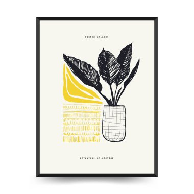 Modern Sanat Posteri. Matisse Soyut Set, Estetik Modern, Boho Dekor, Minimalist, İllüstrasyon, Vector, Poster, Kartpostal. Estetik minimalist tasarım. Vektör illüstrasyonları.