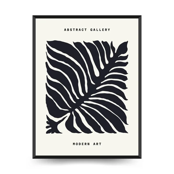現代美術のポスター Matisse Abstract Set Aestic Modern Boho Decor Minimalist Illustration — ストックベクタ